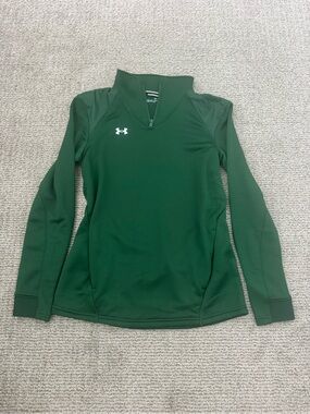 Under Armour Women's Forest Green 1/4 Zip Training Top